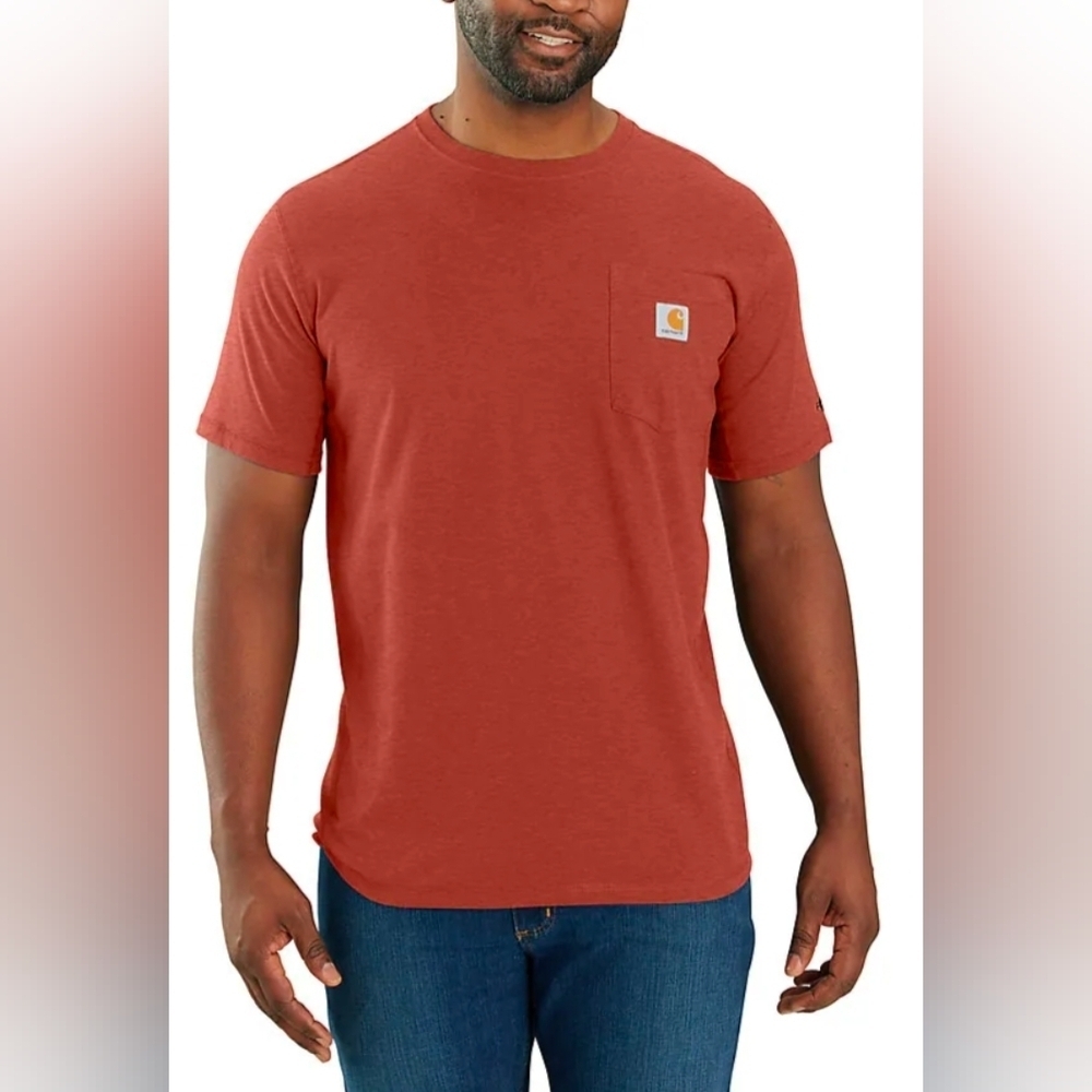 Carhartt Relaxed Fit Tee L Deep Orange Color